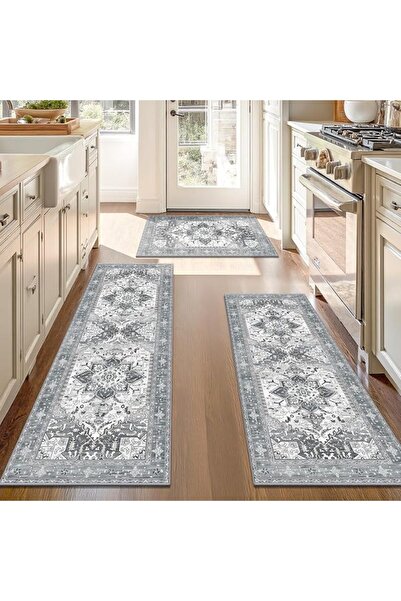 EOGILY Aoyegee Washable Hallway Runner Rug Soft Low Pile Non-Slip Kitchen Mat...