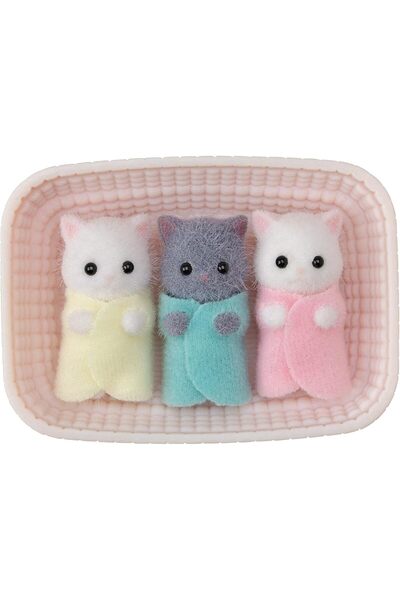 SYLVANIAN FAMILIES 5458 İran Kedisi Üçüz, Renkli