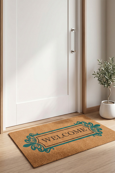 Villadia Home Textile Door Mat Non-Slip Base Decorative Doormat Home Entrance Hallway Indoor and Outdoor Mat 45X70 cm