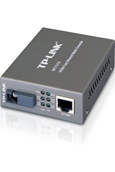 TP-LINK MEDIA CONVERTOR RJ45 10/100M la fibra SC single-mode 100M, Full-duple...
