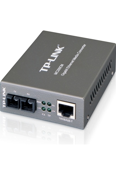 TP-LINK MEDIA CONVERTOR RJ45 1000M la fibra SC multi-mode 1000M, Full-duplex,...