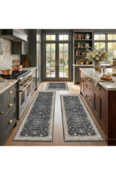 EOGILY Aoyegee Washable Hallway Runner Rug Soft Low Pile Non-Slip Kitchen Mat...