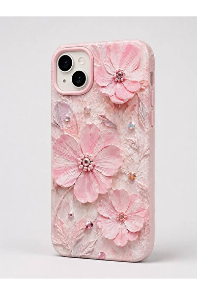 TEYİN AKSESUAR İphone 13 / 14 Uyumlu Lansman İçi Kadife Şık Desenli Silikon T...