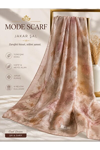 Modechic Collection Rosalie Desen Pamuklu Tesettür Şal