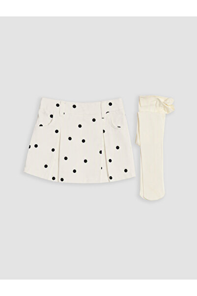 LC Waikiki I Polka Dot Girls' Shorts Skirt and Pantyhose from Freezen Store
