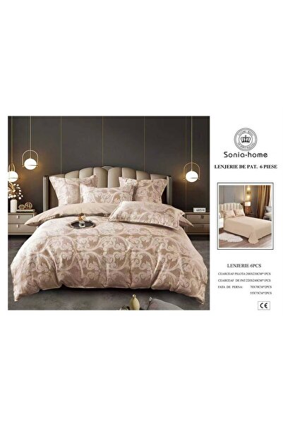 sonia home damasc Lenjerie de pat Sonia Home – 6 piese, model elegant
