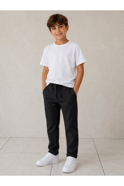 Generic Brand 5-1 5 Years Old Boys' Elastic Waisted Double-Cuffed Pants Boys'...