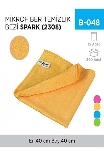 inci çelik aksesuar 10 Pieces Microfiber Cleaning Cloth Spark 40*40 cm (2308)