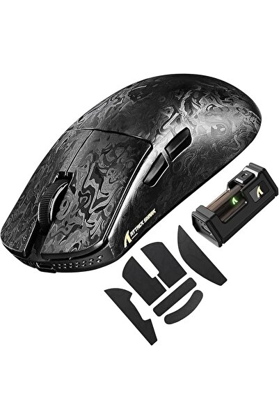GENERAL Atack Shark R11 Ultra 8K Carbon Fiber Wireless Gaming Mouse Paw3950Ma...