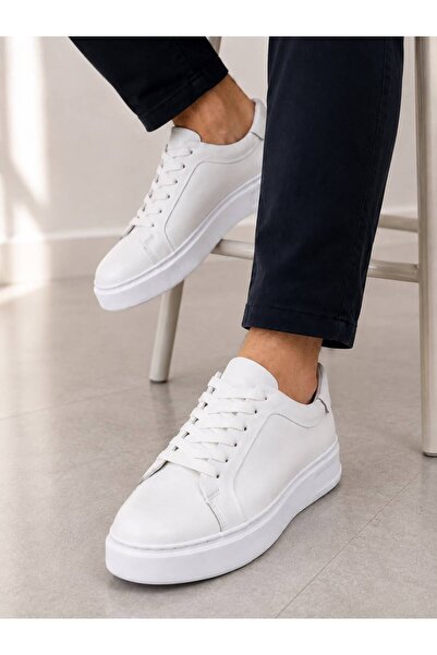 PAPUCUMUN DÜNYASI Men's Genuine Leather Sneaker