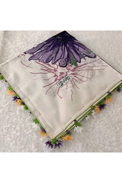 REYHAN Handmade Needlework Writing, Scarf, Yemeni, Mevlit Cover, Head Cover, ...
