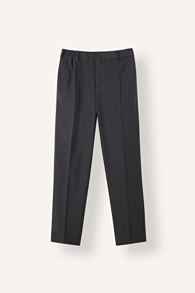 DeFacto Regular Fit Normal Waist Straight Leg Classic Trousers with Pockets G...