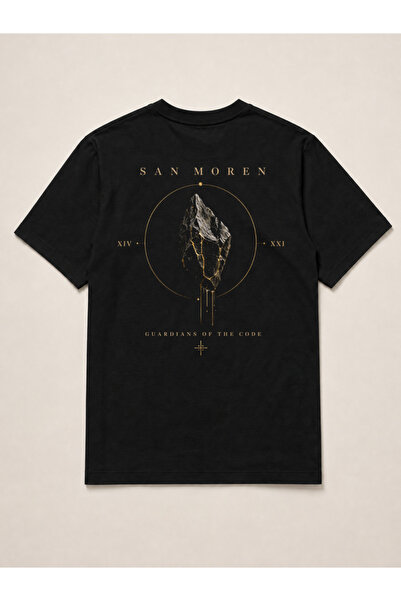 Oversize Fit Siyah Unisex T-Shirt 009