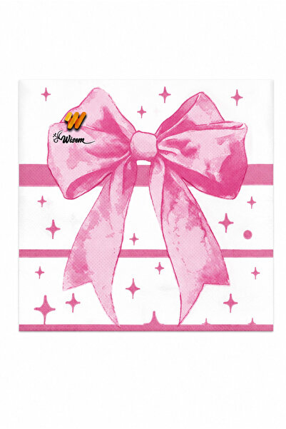 homvira 🎀   Χαρτοπετσέτες με σχέδιο φιόγκου 1 συσκευασία (20 τεμάχια) |   Κο...