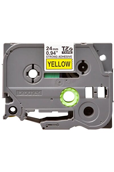 Brother Bandă laminată Originală Negru pe Galben, TZE-S651, pentru D600 | E50...