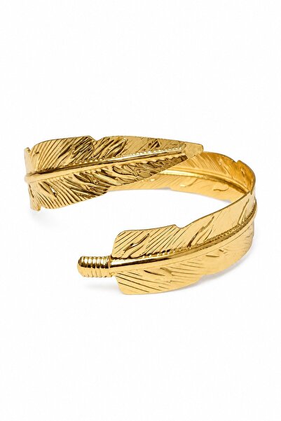 nesdesignn Gold Feather Design Pazu Bracelet