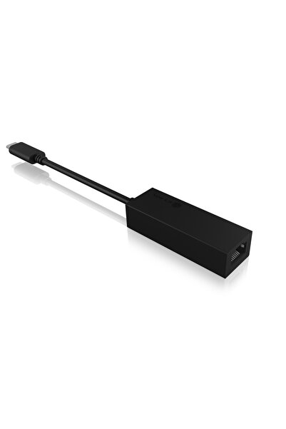 ICY BOX ADAPTOR RETEA USB 3.0 Type-C la Interfata Ethernet Gigabit RJ-45, pla...