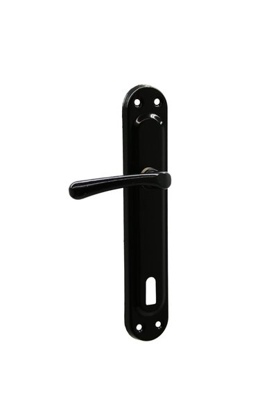 Generic Brand Eriş-09 Kumru Black Room Door Handle Set - Pack of 2