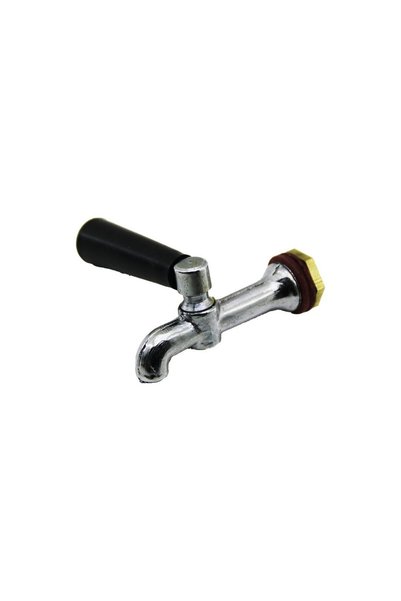 Generic Brand Ms-200 Small Men's Chrome Body Black Plastic Handle Picnic Samo...