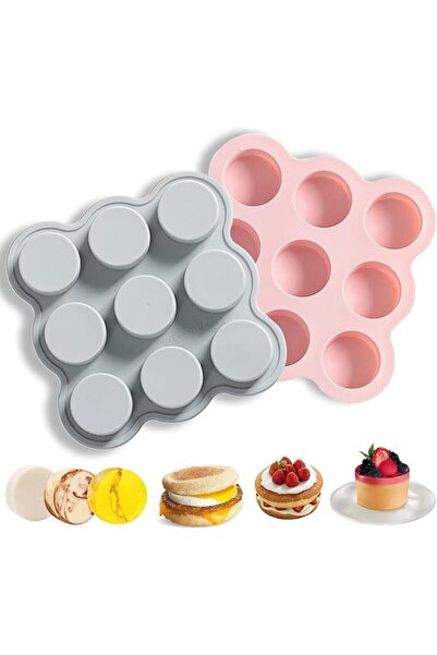 X SPRING Silicone Air Fryer Baking Pan, 2 PCS Reusable Non-Stick Air Fryer Eg...