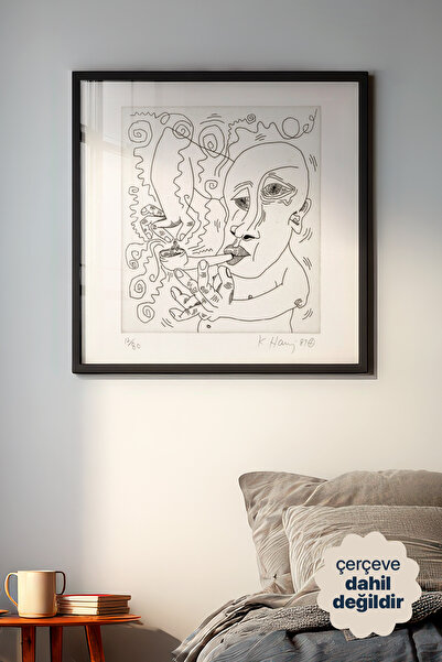 Persona Istanbul Keith Haring "The Valley (1989)" - Pop-Art Sanat Posteri (Çe...