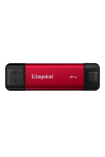 Kingston 2TB Dual USB-A/C Portable SSD, Up to 1050MB/s USB 3.2 Gen 2 "SPSD/2T...
