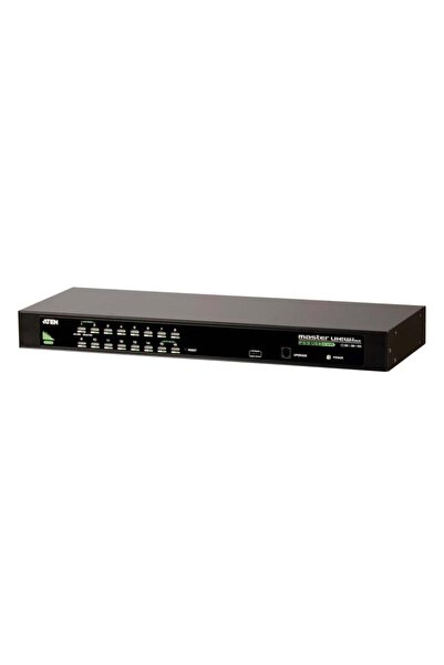 Aten 16-Port PS/2-USB VGA KVM Switch/Cascade "CS1316-AT-G" (timbru verde 0.8 ...