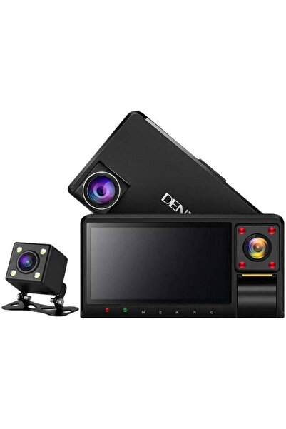 unbranded DX3617 3 Lens Dash Cam Front Rear Inside Car Camera Recorder
