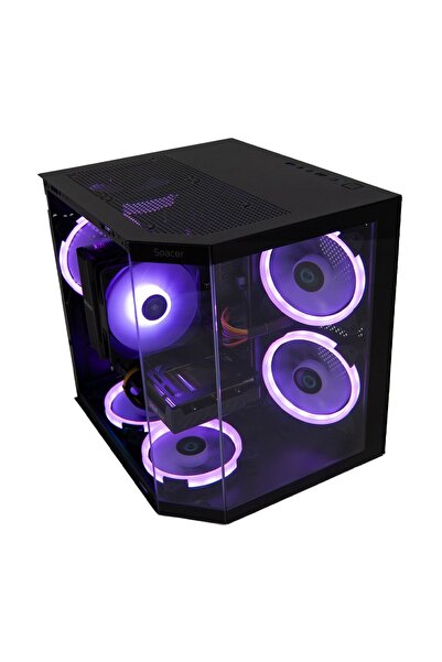 Spacer Sistem Desktop PC Gaming Gladiator i5, Intel i5-12400F, 16GB DDR4, 512...