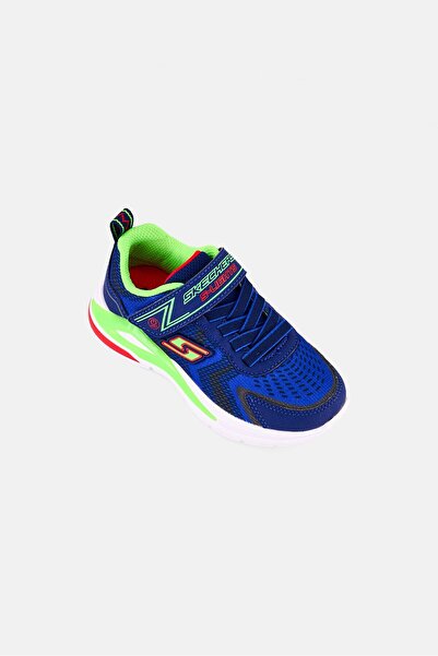SKECHERS Toddlers Boy Tri-Namics Velcro Closure Sneaker Shoes, Dark Blue