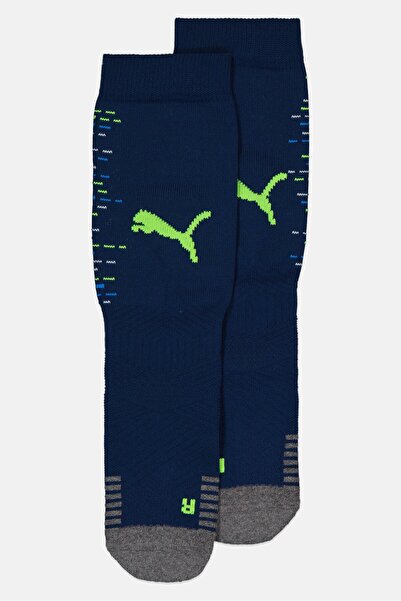 Puma Kids Boy 1 Pair Brand Logo Training Crew Socks, Navy