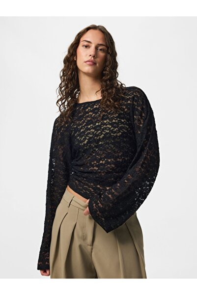 PIECES Bluză cu mânecă lungă PCALLI LACE
