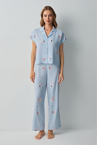 SUWEN Bliss Gömlek Yaka Pijama Takımı