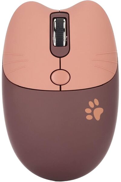 Ejoyous Jigius Wireless Mouse Cute Cat Design, 2.4g Silent Cute Portable Wire...