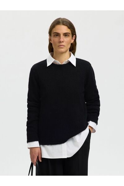 SELECTED Strickpullover Wollmix