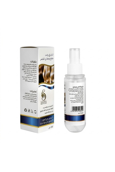 SARA BEAUTY & CARE بخاخ تفتيح الشعر بزيت جوز الهند والارقان