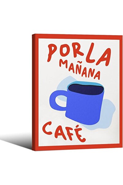 ALAYRA International ALAYRA Spanish Coffee Cafe Wrap Framed Canvas Wall Art 6...