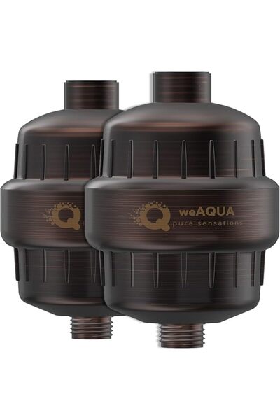 WEAQUA Wyaqua Premium Shower Filter for Hard Water, 2-Pack - Removes Chlorine...