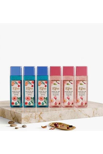 kifra Parfum pentru rufe pachetul de 6 bucăți (3x Spring + 3x Magnolia)