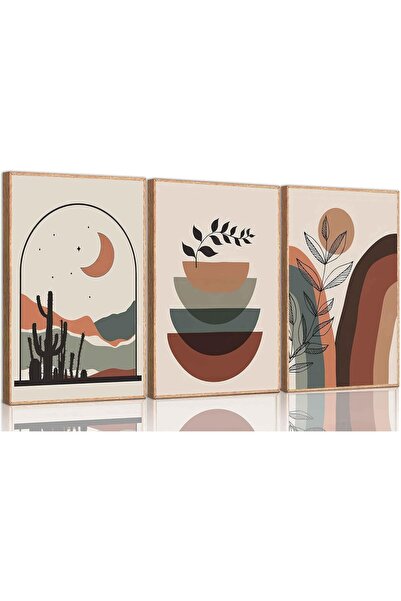ALAYRA International Signtouch Decorations Islamic Wall Art Set of 3 Outer Fr...