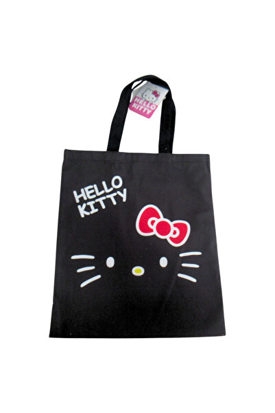 SANRIO Hello Kitty black shopping bag