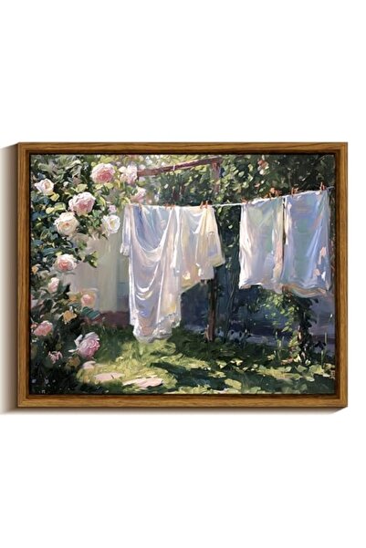 ALAYRA International Signtouch Vintage Sunshine Landscape Laundry Wall Art Ou...