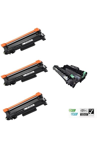 Ulm Cart Set 1 drum unit compatibil DR2590 DR-2590, 15000 pagini + 3 cartuse ...