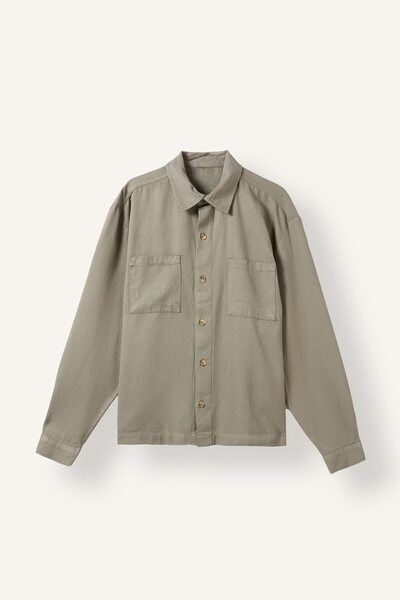 DeFacto Boxy Fit Polo Collar Cotton Long Sleeve Shirt H4590Ax26Au