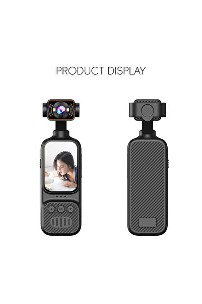 OEM Cameră video sport 4K, 270 °   Obiectiv rotativ, 170 °   Unghi larg, WiFi...