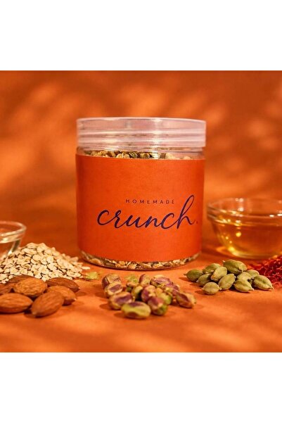 crunch Saudi Coffee Granola 500g - 162سعرة لكل 100 جرام، كامل العبوة 1012سعرة...