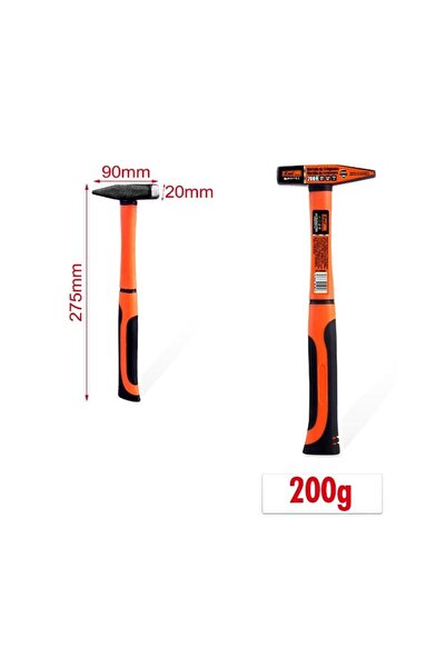 KMT Tools Ciocan de lăcătuș cu mâner învelit plastic, lungime totală 275 mm, ...