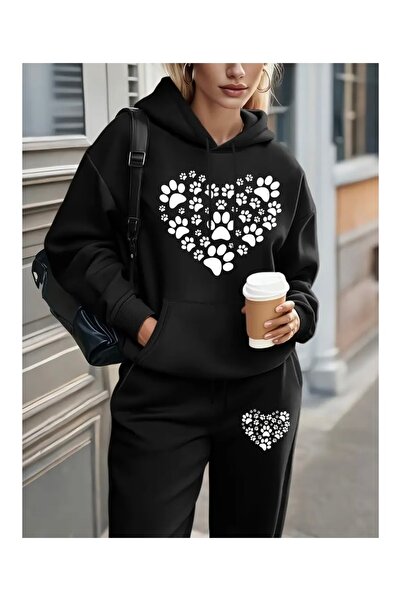 LOTS MODA SET DE Trening OVERSIZE CU GLUGĂ, IMPRIMAT, UNISEX, PENTRU FEMEI/BA...