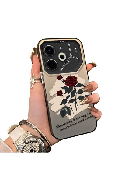 CHICASELUX حافظة صلبة واقية من الصدمات متوافقة مع هاتف Tecno Pova 6/Pova 6 Pr...