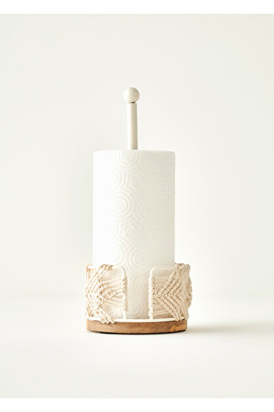 Bella Maison Flick Kağıt Havluluk Krem (14x14x33 cm)